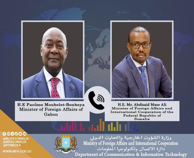 Soomaaliya iyo Gabon oo Kawada Hadlay Xiriirka Labadda Dal
