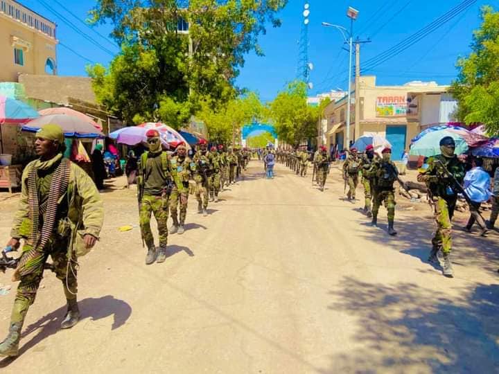 Dowladda oo Ciidamo Kale Geynaysa Magaaladda Beledweyne