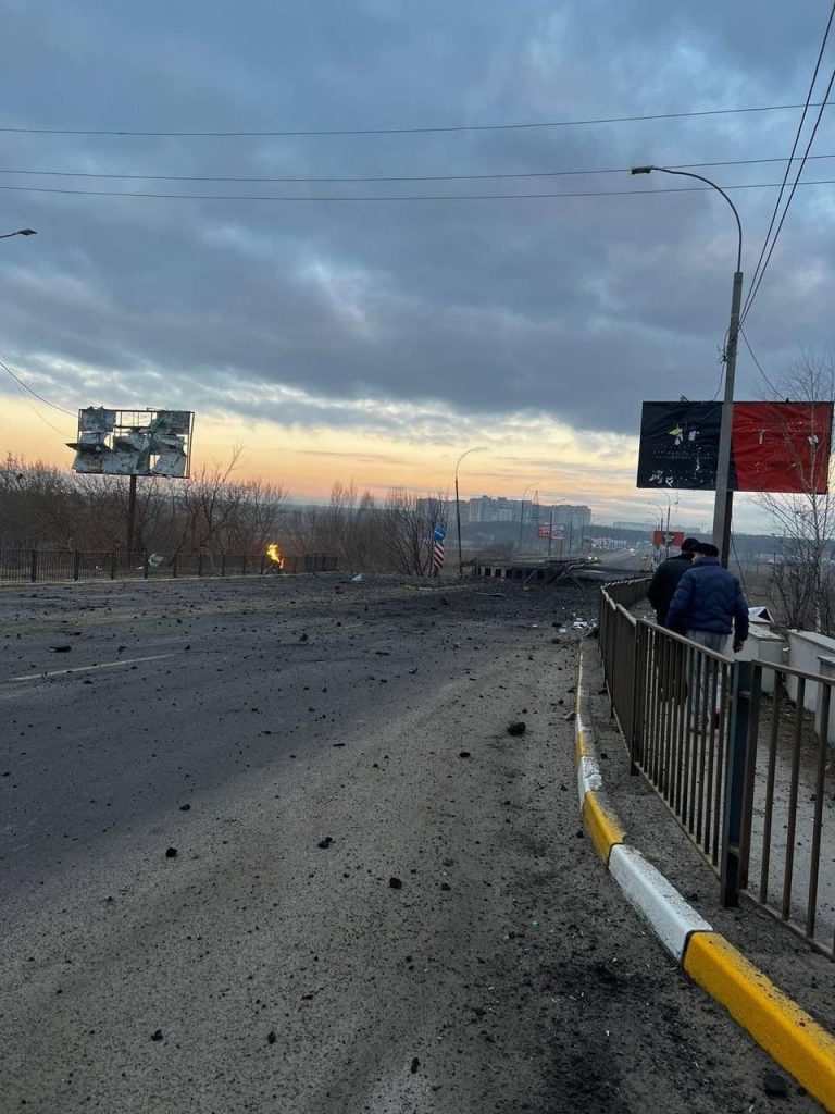 Dagaal ka Socda Waddooyinka Caasimadda Magaaladda Kiev,Ukraine .