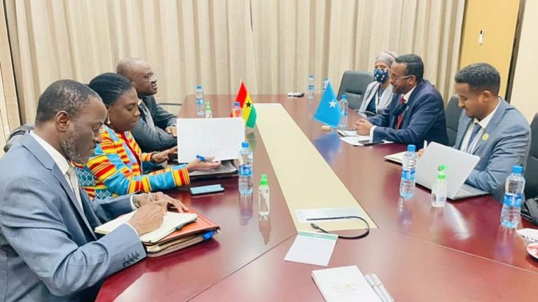 Sii hayaha wasiirka arrimaha dibadda Soomaaliya oo la kulmay mas’uuliyiin ka tirsan dalalka Zambia iyo Gambia+Sawirro