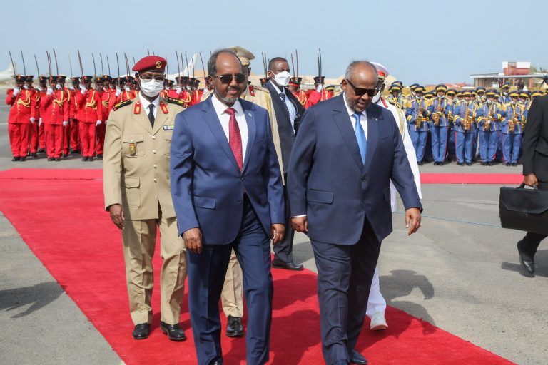 Madaxweyne Xasan Shiikh Maxamuud oo Gaaray Magaaladda Djabuuti