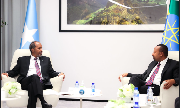 War-murtiyeed Laga Soo Saaray Wada-hadalkii Xasan Shiikh Maxamuud iyo Abiy Axmed