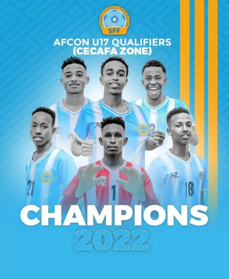 Xulka Soomaaliya ee 17 sano Jirrada oo Ku Guuleystay Ciyaaraha Cecafa