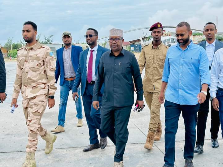 Wasiir Fiqi oo Gaaray Magaalada Buuloburde ee Gobolka Hiiraan.