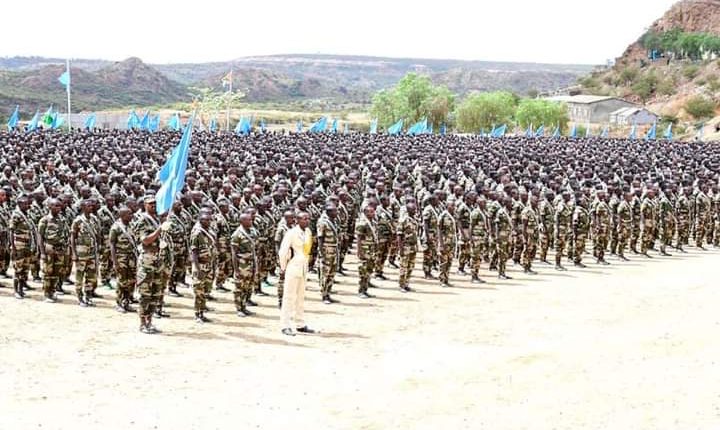 Ciidamadii Ugu Horeeyay Ee Lagu Soo Tababaray Eritrea Oo Soo Gaaray Miqdisho.