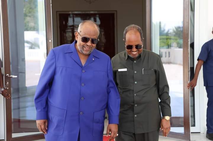 Madaxweynaha Jabuuti iyo Wafuud Kale oo Kusoo Wajahan Magaaladda Muqdisho