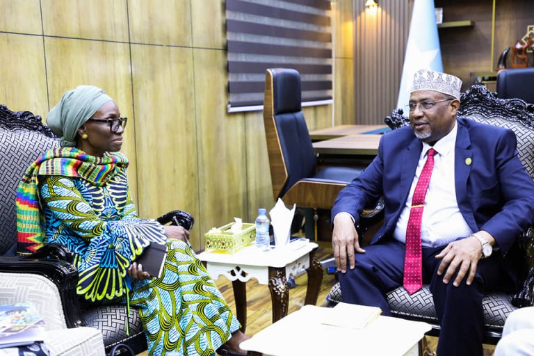 Aadan Madoobe oo Kulan La Qaatay Ku-xigeenka Ergeyga QM ee Soomaaliya.