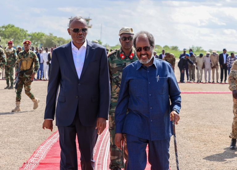 Madaxweyne Xasan Shiikh oo Gaaray Magaaladda Baydhabo