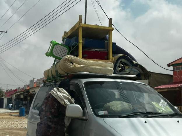 Cabsi Ka Jirta Magaaladda Garoowe iyo Dadka Qaar oo Isaga Barakacay Guryahooda