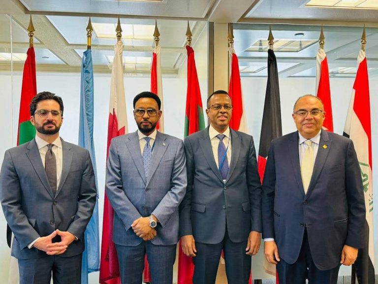 wafdi ka socda dowlada soomaliya oo garay  magalada washiton DC ee mareykanka.