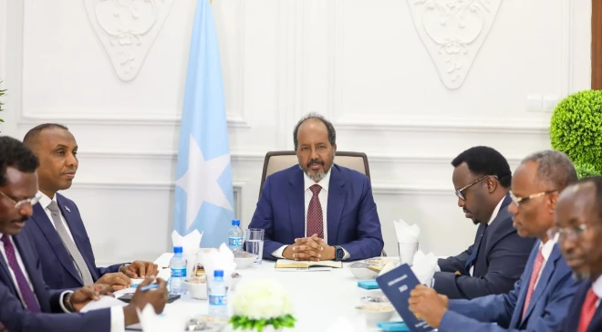 Shirka golaha wadatashiga qaran oo ka furmaya dhawaan kismaayo.