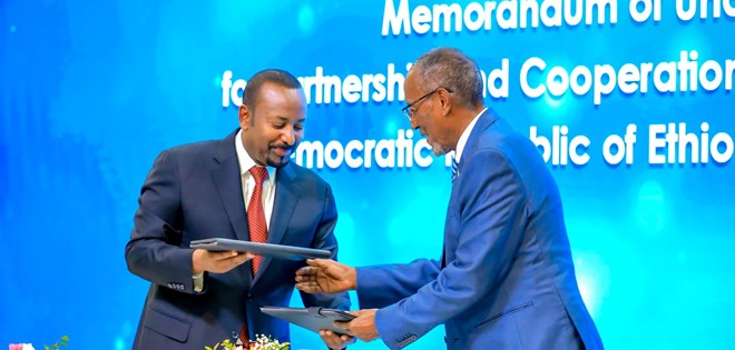 Somaliland oo hirgalinaysa Heshiiska Badda ay La Gashay Ethopia