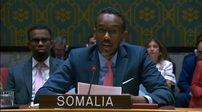 Soomaaliya oo Golaha Ammaanka ka caddeysay muhiimadda ilaalinta sharciga badda