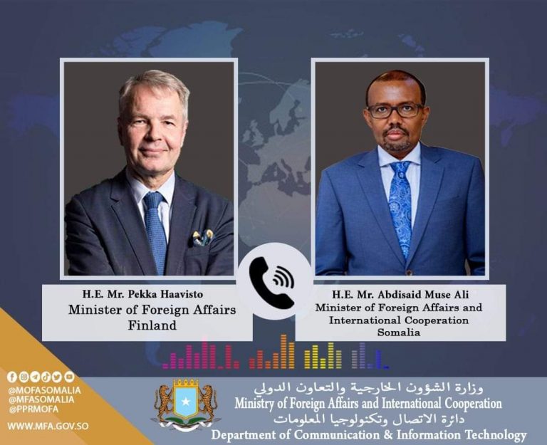 Soomaaliya iyo Finland Oo Ka Wada Hadlay Xoojinta Xiriirka Labada Dal