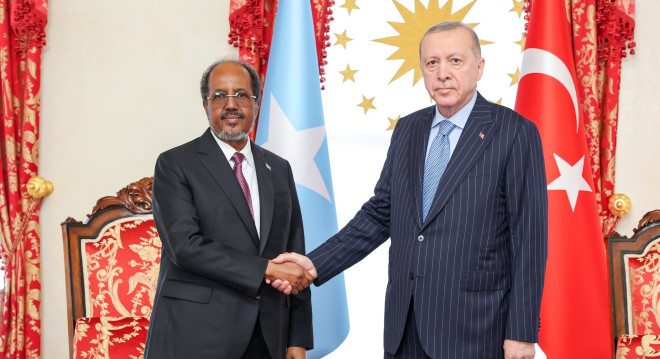 Madaxweynaha Soomaaliya: Turkigu Soomaaliya uma joogo dagaal ka dhan ah Israa’iil